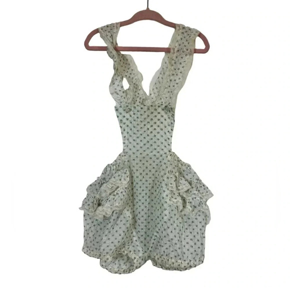 True Vintage 1950s Hollywood Needlecraft Ruffle Sunsuit Bubble Romper Playsuit - Picture 3 of 7